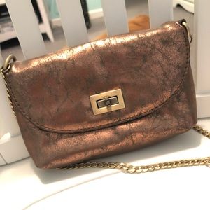 Gold Marble Crossbody Purse